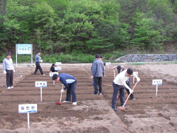㈜포스코켐텍 (사장 김진일)은 광양시 옥룡면 추산리 양산마을에 주말농장을 개장 운영하고 있다.