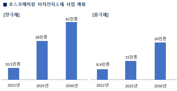 포스코케미칼 이차전지소재 사업 계획