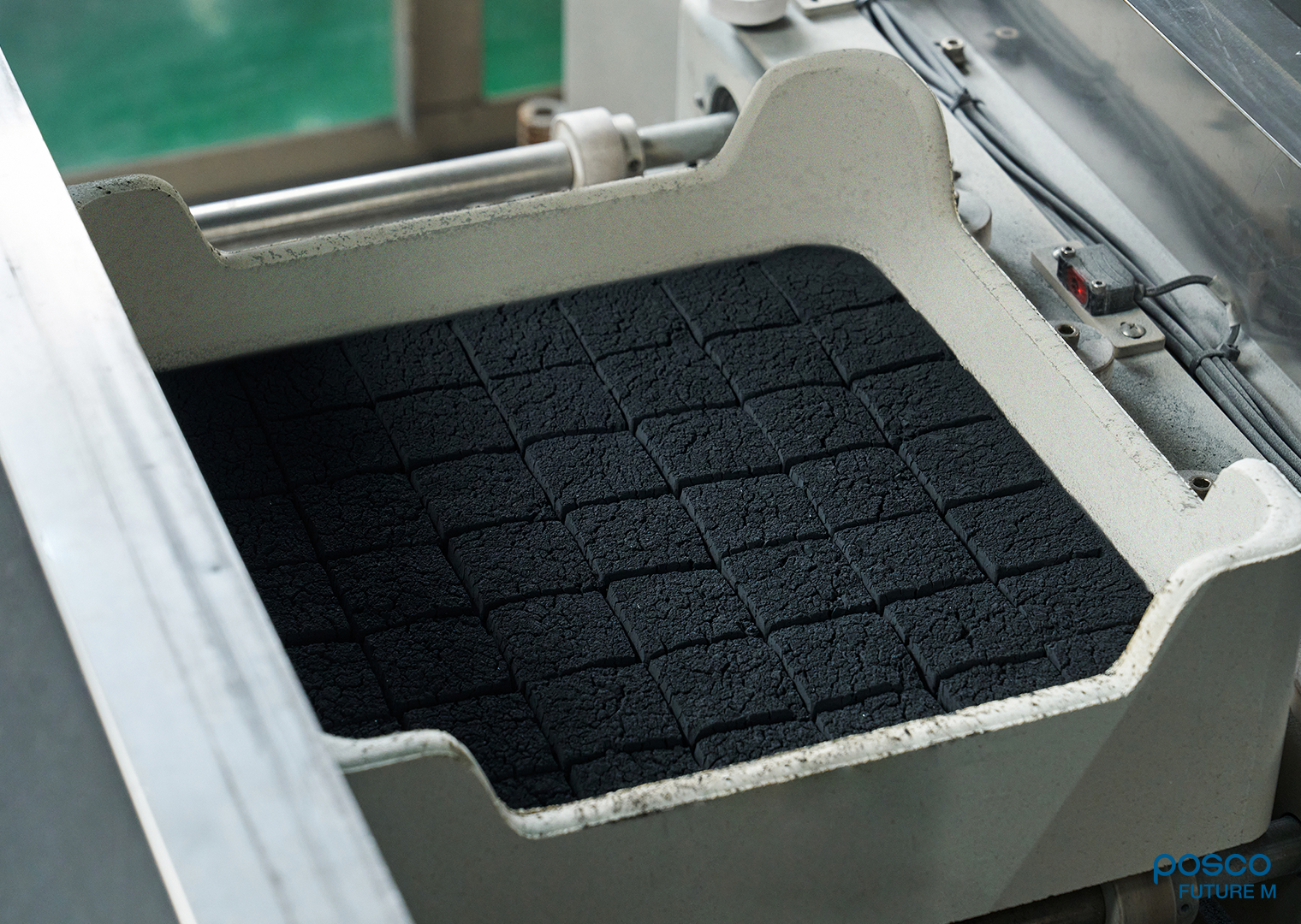 포스코퓨처엠 광양 양극재 공장에서 생산된 양극재