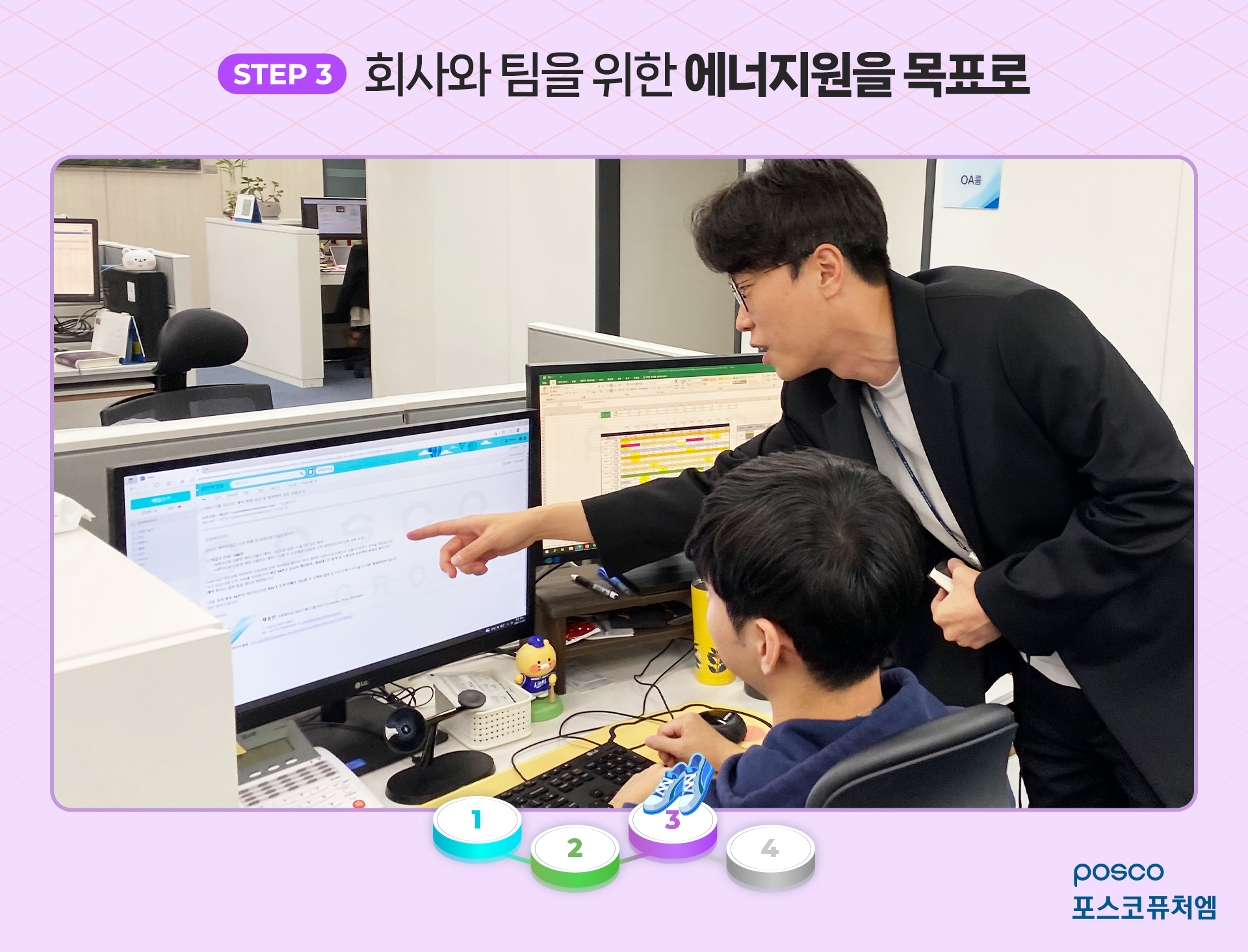 STEP 3) 회사와 팀을 위한 에너지원을 목표로