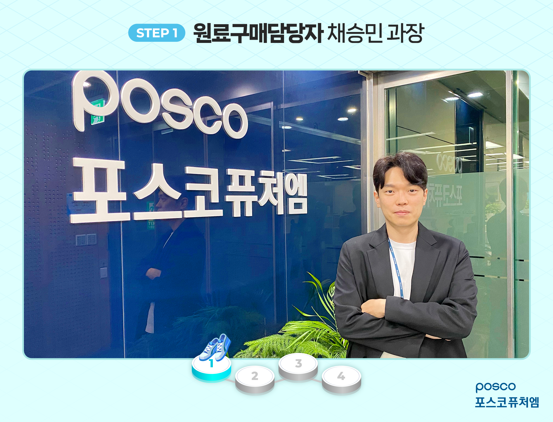 STEP 1) 원료구매담당자 채승민 과장